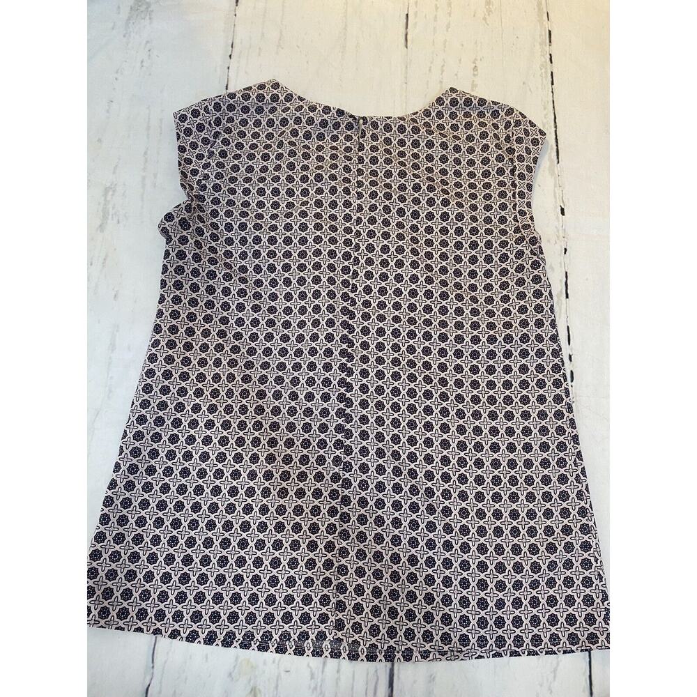 Corp Core Workwear Blouse‎ Pink and Black Print Sleeveless Blouse XS - Picture 2 of 6